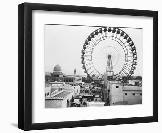 Ferris Wheel at Chicago Exposition-null-Framed Photographic Print