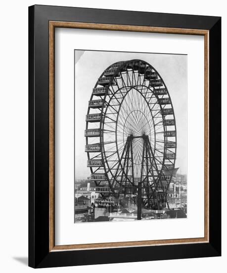 Ferris Wheel at Chicago Exposition-null-Framed Photographic Print