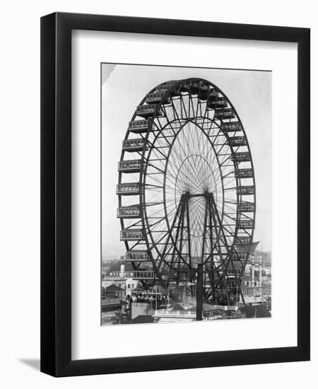 Ferris Wheel at Chicago Exposition-null-Framed Photographic Print