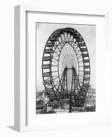 Ferris Wheel at Chicago Exposition-null-Framed Photographic Print