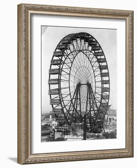 Ferris Wheel at Chicago Exposition-null-Framed Photographic Print