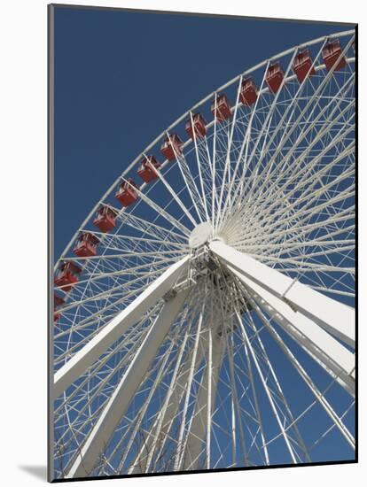 Ferris Wheel at Navy Pier, Chicago, Illinois, United States of America, North America-Robert Harding-Mounted Photographic Print