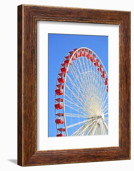 Ferris Wheel at Navy Pier, Chicago-soupstock-Framed Photographic Print