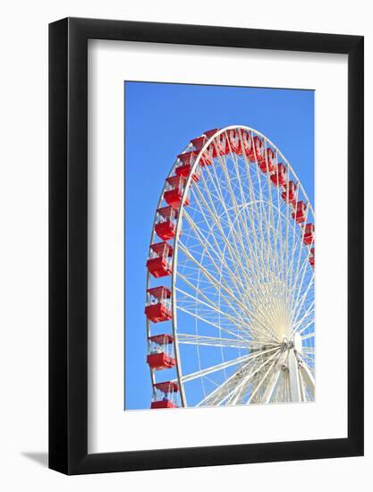 Ferris Wheel at Navy Pier, Chicago-soupstock-Framed Photographic Print