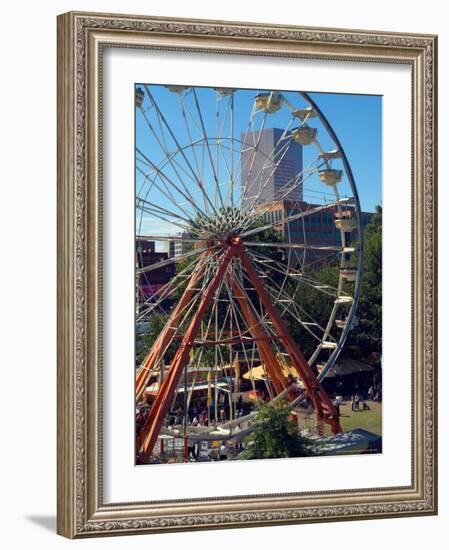 Ferris Wheel in the Family Fun Center at Waterfront Park, Portland, Oregon, USA-Janis Miglavs-Framed Photographic Print