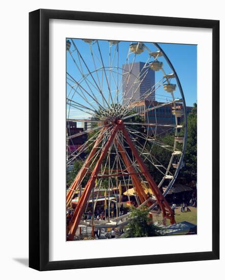 Ferris Wheel in the Family Fun Center at Waterfront Park, Portland, Oregon, USA-Janis Miglavs-Framed Photographic Print