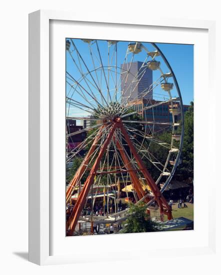 Ferris Wheel in the Family Fun Center at Waterfront Park, Portland, Oregon, USA-Janis Miglavs-Framed Photographic Print