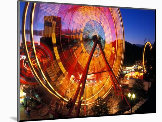 Ferris Wheel in the Family Fun Center at Waterfront Park, Portland, Oregon, USA-Janis Miglavs-Mounted Photographic Print