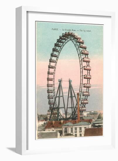 Ferris Wheel, Paris, France-null-Framed Art Print