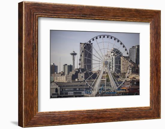 Ferris Wheel, Seattle-Aaron Matheson-Framed Photographic Print