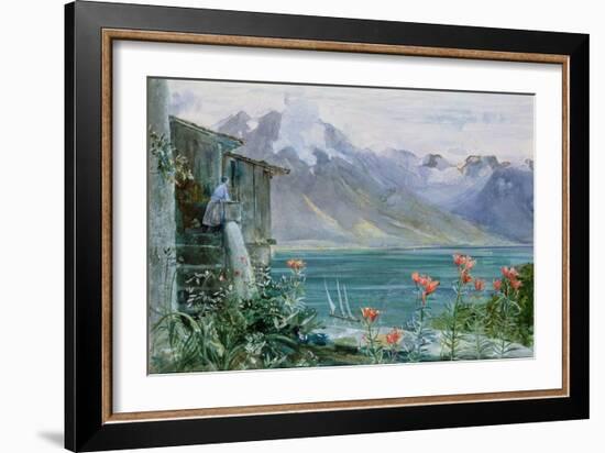 Ferritet, Lake Geneva, 1882-John William Inchbold-Framed Giclee Print