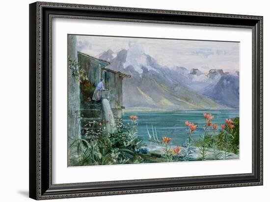 Ferritet, Lake Geneva, 1882-John William Inchbold-Framed Giclee Print