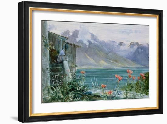 Ferritet, Lake Geneva, 1882-John William Inchbold-Framed Giclee Print
