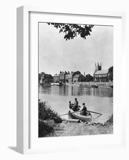 Ferry across the Thames to the 'London Apprentice' Inn, Isleworth, London, 1926-1927-McLeish-Framed Giclee Print