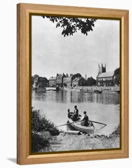 Ferry across the Thames to the 'London Apprentice' Inn, Isleworth, London, 1926-1927-McLeish-Framed Premier Image Canvas