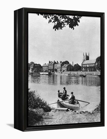 Ferry across the Thames to the 'London Apprentice' Inn, Isleworth, London, 1926-1927-McLeish-Framed Premier Image Canvas