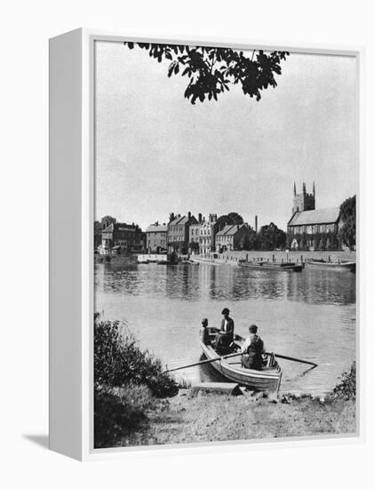 Ferry across the Thames to the 'London Apprentice' Inn, Isleworth, London, 1926-1927-McLeish-Framed Premier Image Canvas