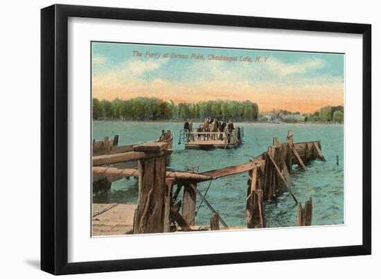 Ferry at Bemus Point, Chautauqua, New York-null-Framed Premium Giclee Print