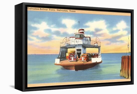 Ferry Boat, Galveston, Texas-null-Framed Stretched Canvas