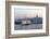 Ferry Boat in Golden Horn with Galata Tower in Background, Istanbul, Turkey, Europe-Neil Farrin-Framed Photographic Print