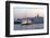 Ferry Boat in Golden Horn with Galata Tower in Background, Istanbul, Turkey, Europe-Neil Farrin-Framed Photographic Print