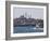 Ferry Boat on Bosphorus with the Suleymaniye Mosque in the Distance, Istanbul, Turkey, Europe-Martin Child-Framed Photographic Print
