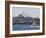 Ferry Boat on Bosphorus with the Suleymaniye Mosque in the Distance, Istanbul, Turkey, Europe-Martin Child-Framed Photographic Print