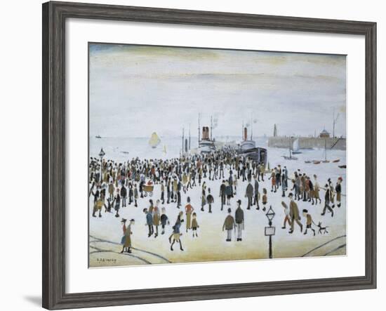 Ferry Boats, 1960-Laurence Stephen Lowry-Framed Giclee Print