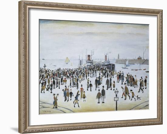 Ferry Boats, 1960-Laurence Stephen Lowry-Framed Giclee Print