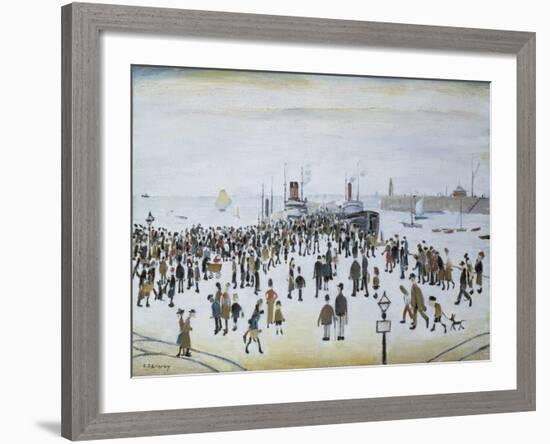 Ferry Boats, 1960-Laurence Stephen Lowry-Framed Giclee Print