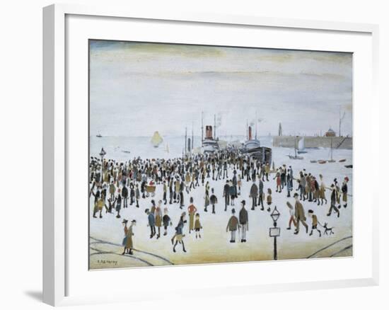 Ferry Boats, 1960-Laurence Stephen Lowry-Framed Giclee Print