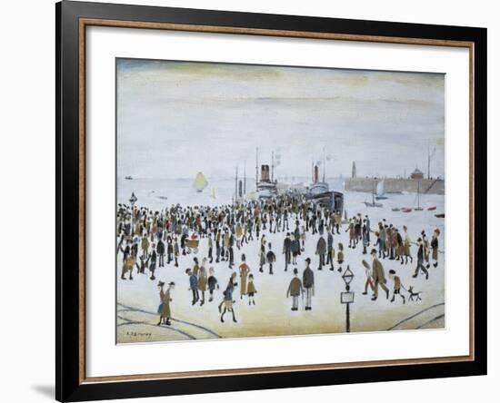 Ferry Boats, 1960-Laurence Stephen Lowry-Framed Giclee Print