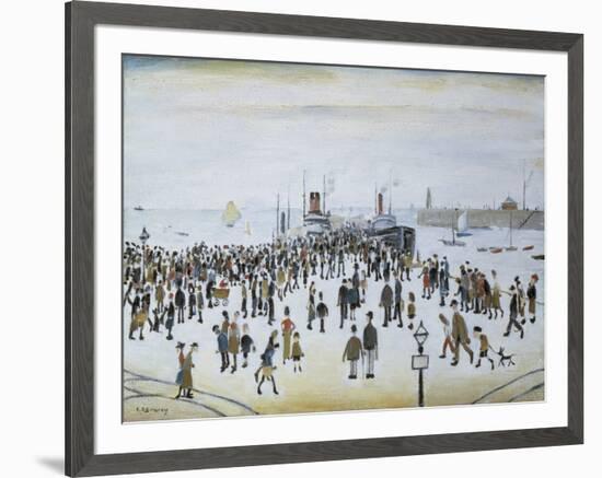 Ferry Boats, 1960-Laurence Stephen Lowry-Framed Giclee Print