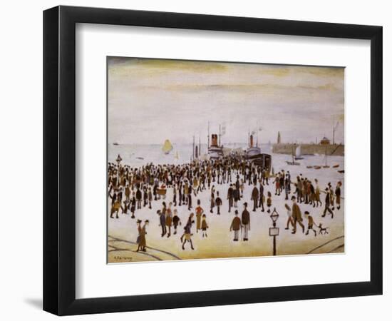 Ferry Boats-Laurence Stephen Lowry-Framed Art Print