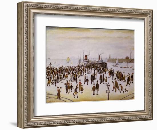 Ferry Boats-Laurence Stephen Lowry-Framed Art Print