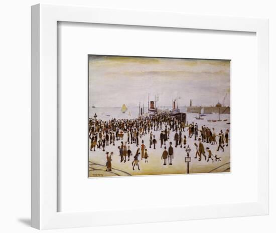 Ferry Boats-Laurence Stephen Lowry-Framed Art Print