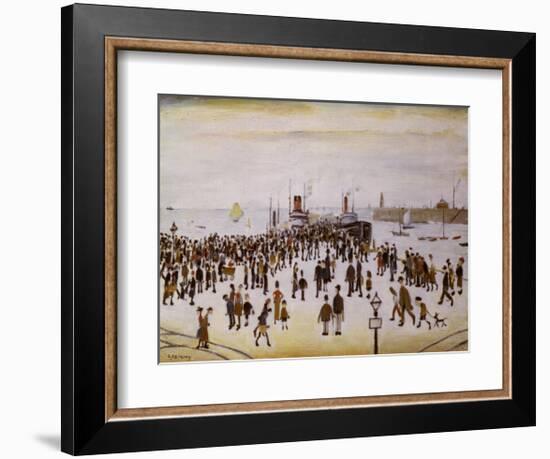 Ferry Boats-Laurence Stephen Lowry-Framed Art Print