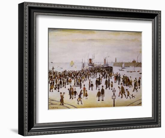 Ferry Boats-Laurence Stephen Lowry-Framed Art Print