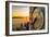 Ferry Building Clock Tower Sunrise San Francisco Beautiful Travel-Vincent James-Framed Photographic Print