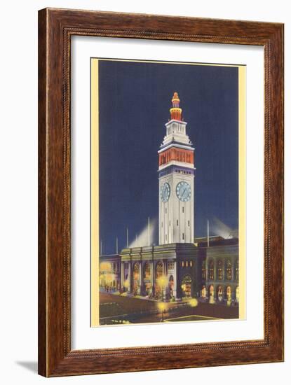 Ferry Building, San Francisco, California-null-Framed Art Print