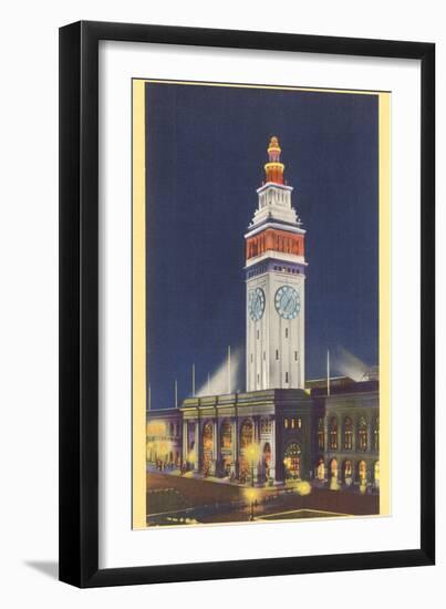 Ferry Building, San Francisco, California-null-Framed Art Print