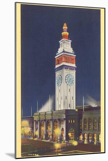 Ferry Building, San Francisco, California-null-Mounted Art Print