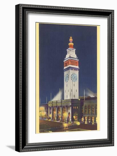 Ferry Building, San Francisco, California-null-Framed Art Print