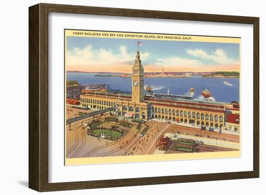 Ferry Building, San Francisco, California-null-Framed Art Print