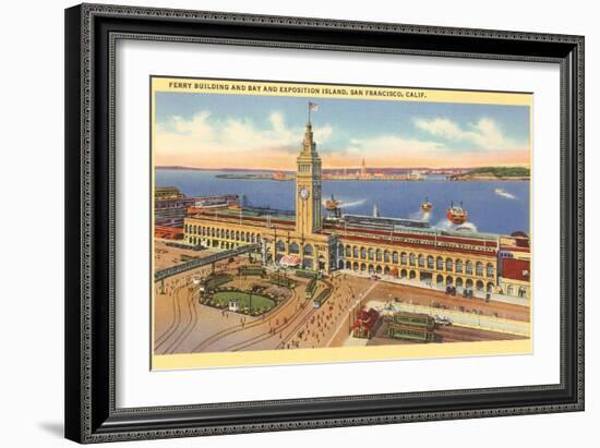 Ferry Building, San Francisco, California-null-Framed Art Print