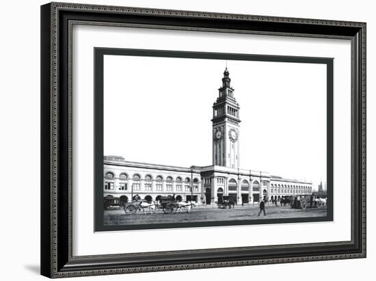 Ferry Building, San Francisco-William Henry Jackson-Framed Art Print