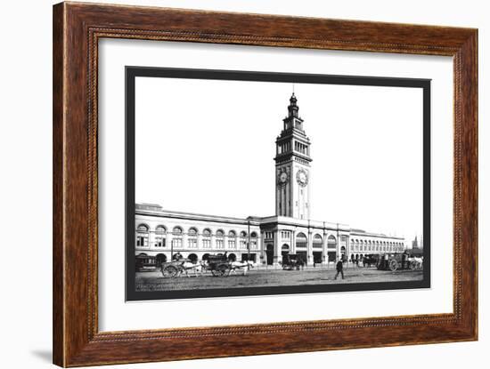 Ferry Building, San Francisco-William Henry Jackson-Framed Art Print