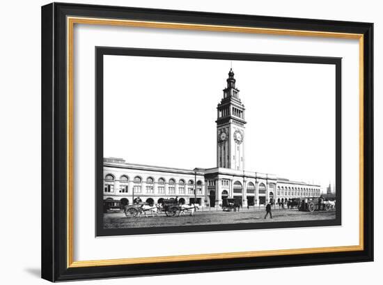 Ferry Building, San Francisco-William Henry Jackson-Framed Art Print