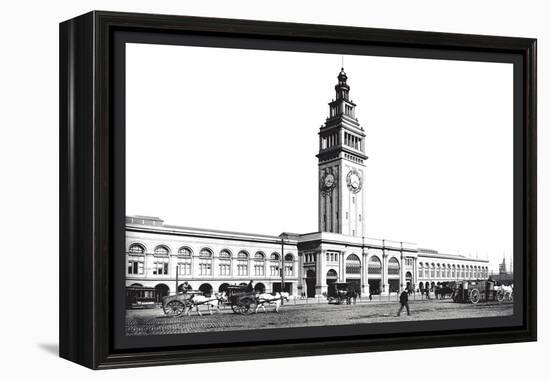 Ferry Building, San Francisco-William Henry Jackson-Framed Stretched Canvas