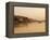 Ferry Crosssing the River Ganges at Sunset, Haridwar, Uttaranchal, India, Asia-Mark Chivers-Framed Premier Image Canvas